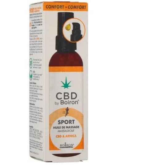 CBD By Boiron Huile de Massage Sport 100 ml