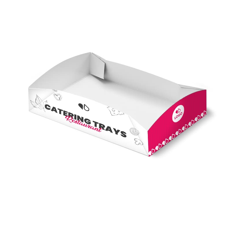 500.00000 Plateaux Traiteur En Carton Personnalisés 20x15x5 cm - Easyflyer