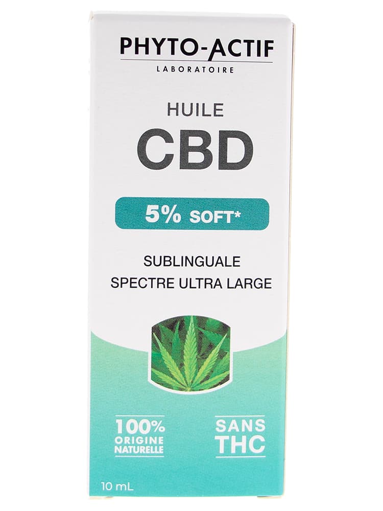 Phyto-Actif Huile CBD 5% Soft Sublinguale 10 ml