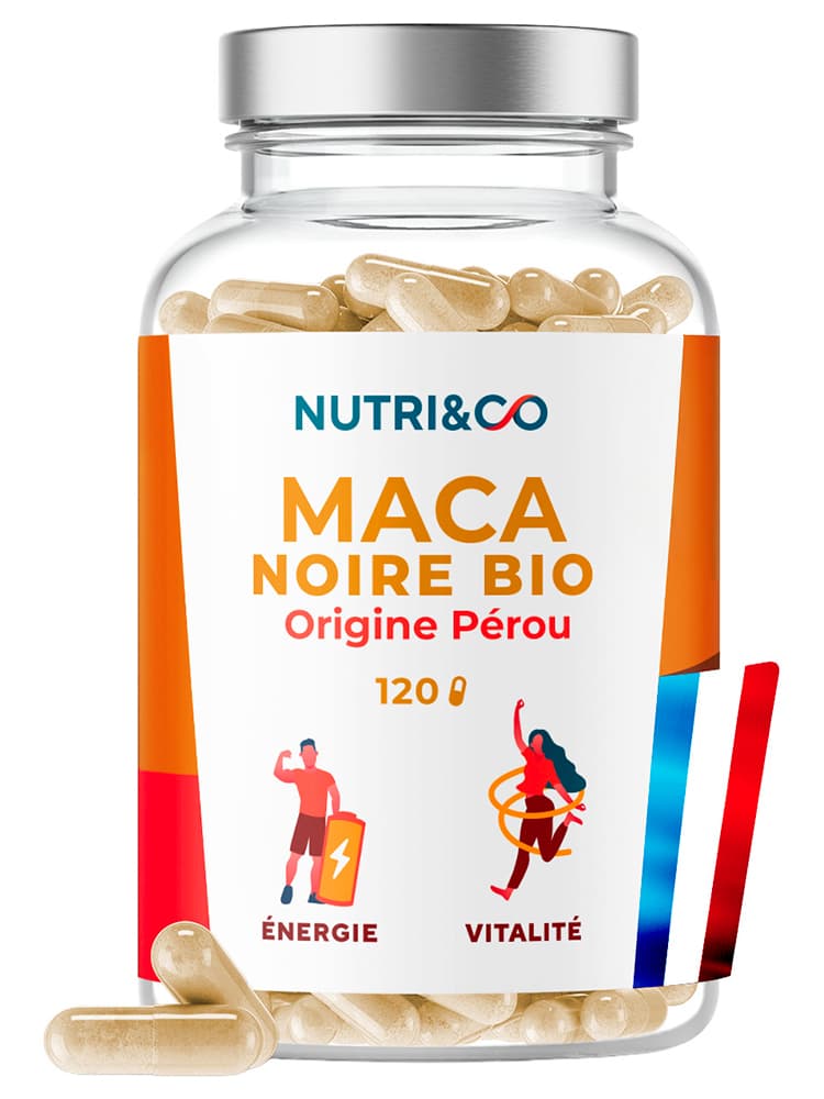 Nutri&Co Maca Noire Origine Pérou Bio 120 Gélules