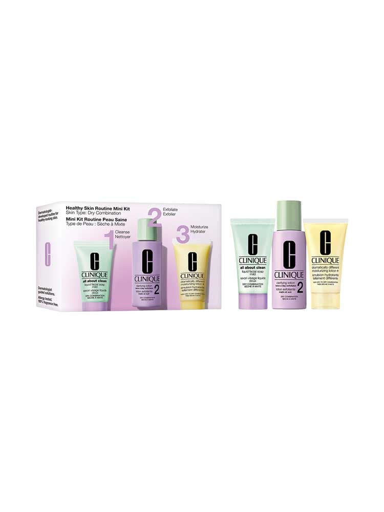Clinique Mini Kit Routine Peau Saine Mixte à Sèche